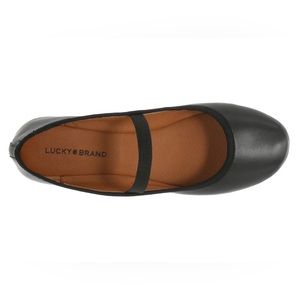 Lucky Brand Emjane Mary Jane Ballet Flat Genuine Leather